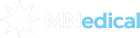 mnedical logo white star